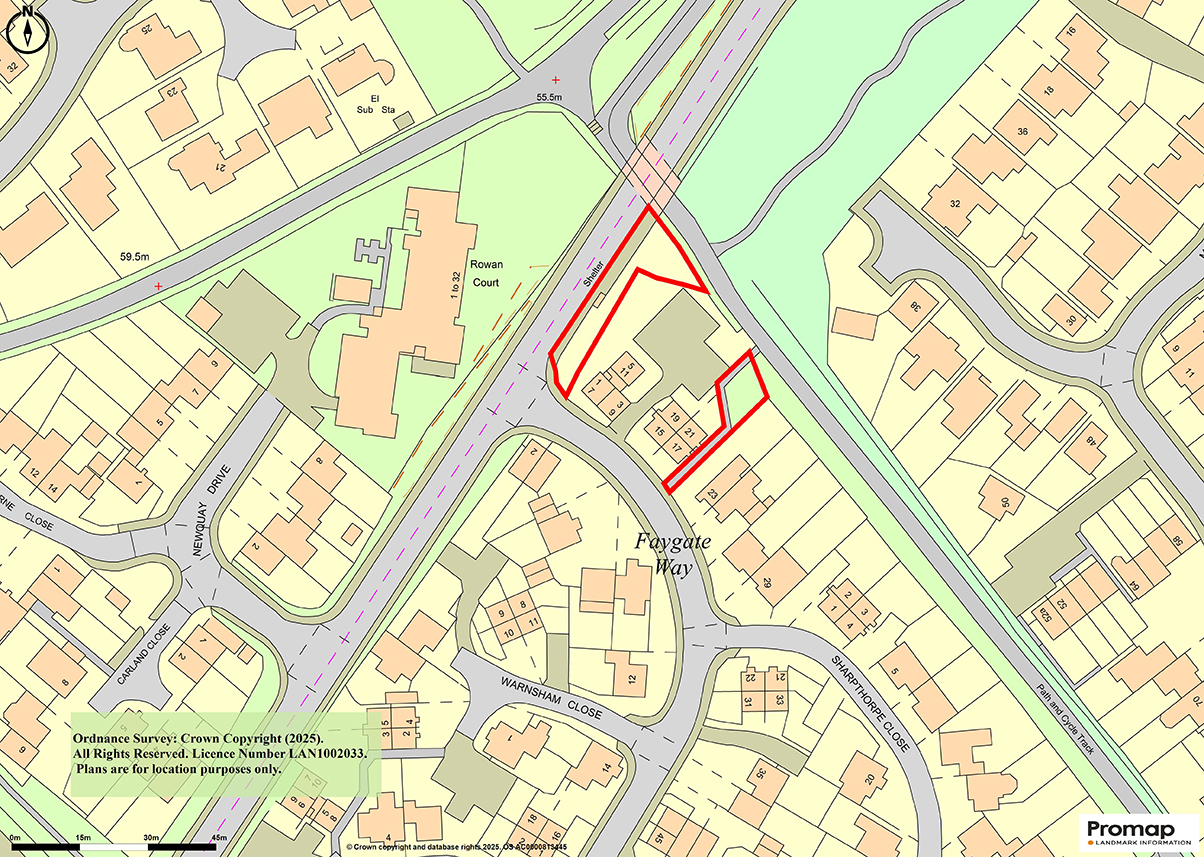 Lot: 51 - TWO PARCELS OF FREEHOLD LAND - Plan showing location